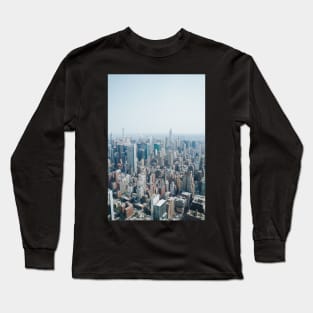 NY city panoramic views Long Sleeve T-Shirt